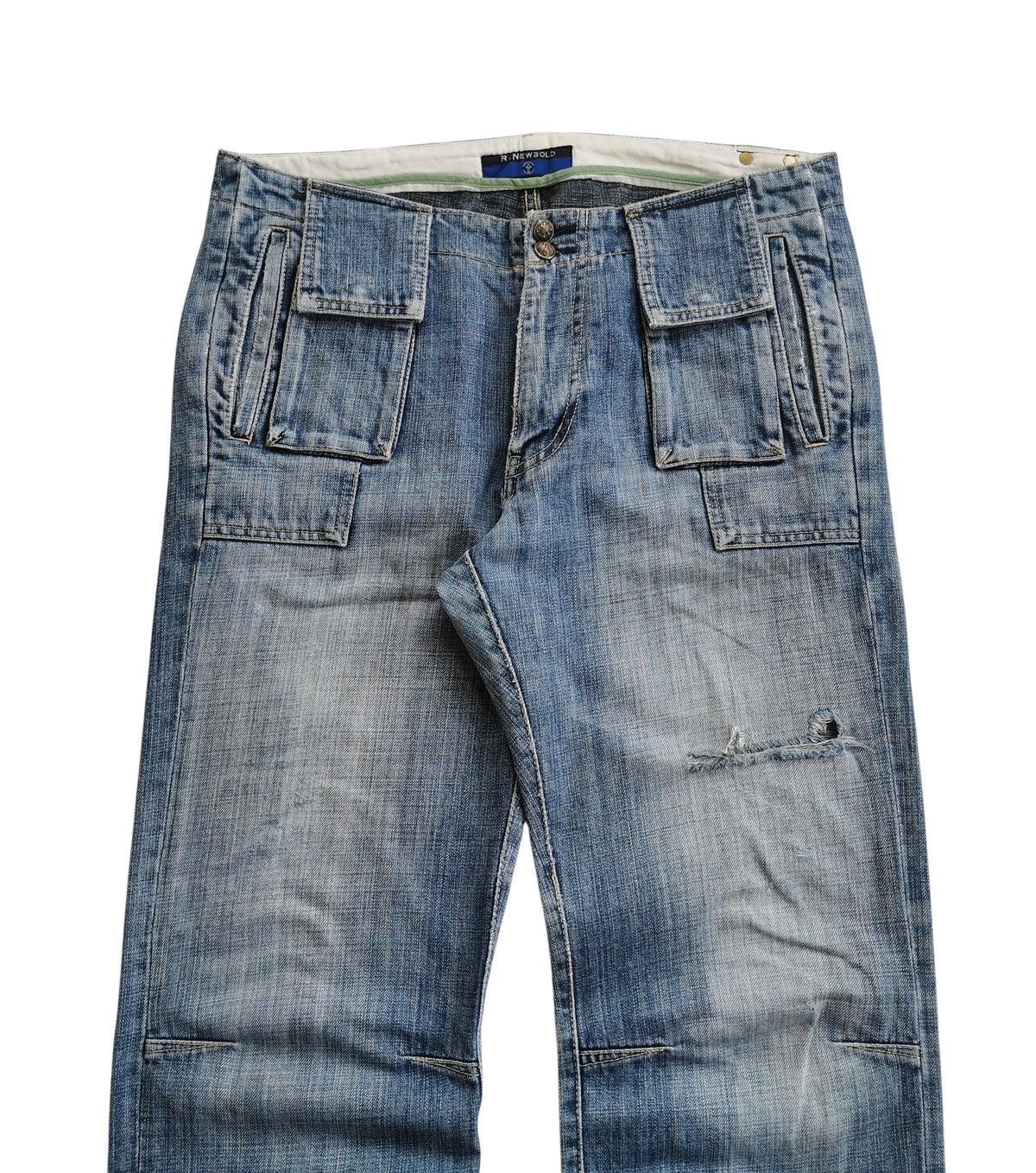 R.Newbold Vintage R Newbold Distressed Cargo Pants Size US 34 / EU 50 - 6 Thumbnail