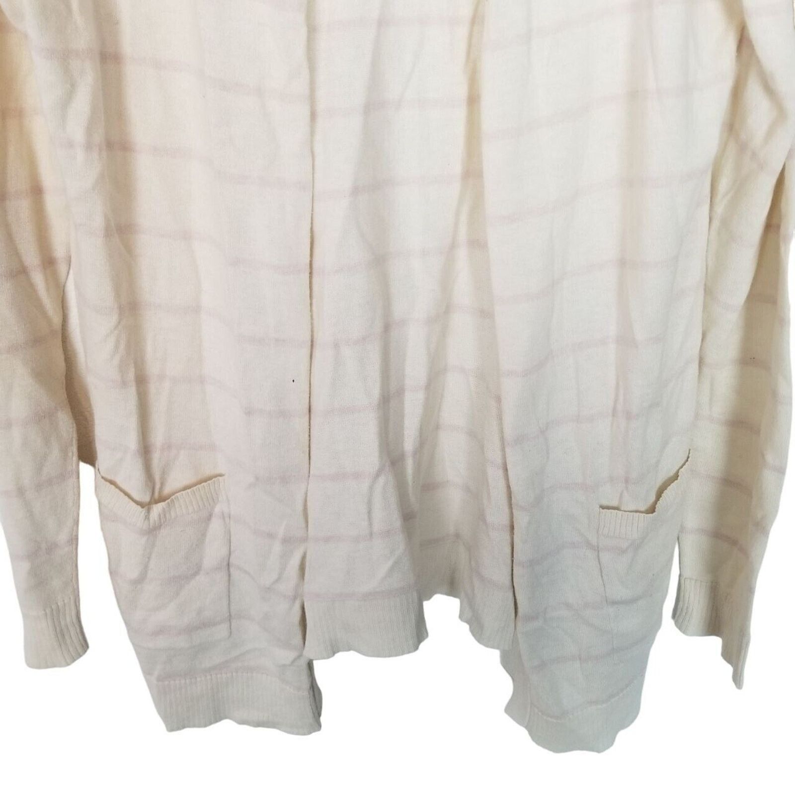 Theory Theory Womens Cashmere Blend Cardigan Striped Open Quiet M Size M / US 6-8 / IT 42-44 - 3 Thumbnail