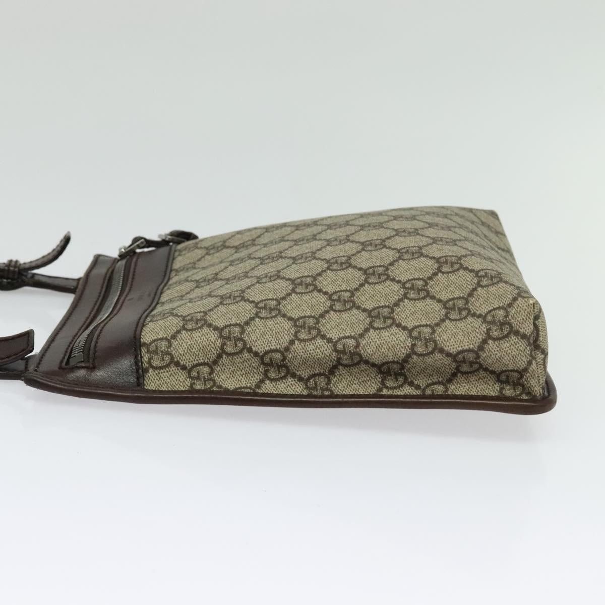Gucci GUCCI GG Supreme Shoulder Bag Pvc Beige Silver Size ONE SIZE - 4 Thumbnail