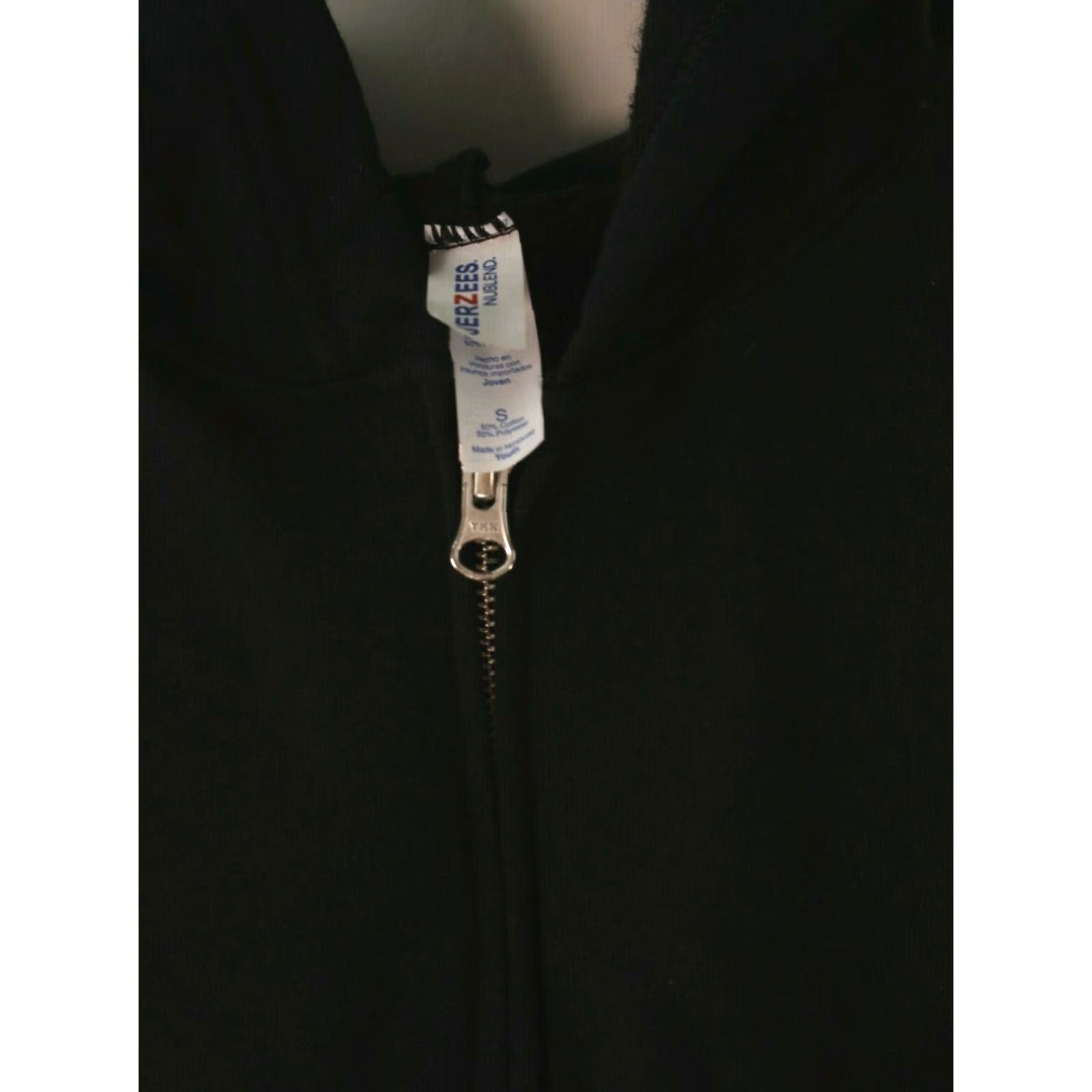 Jerzees VINTAGE? No. Jerzees Full Zip Nublend Hoodie Women’s Black S Regular Size Small Hooded Full Zip Pockets 3-Season Activewear Size S / US 4 / IT 40 - 3 Thumbnail