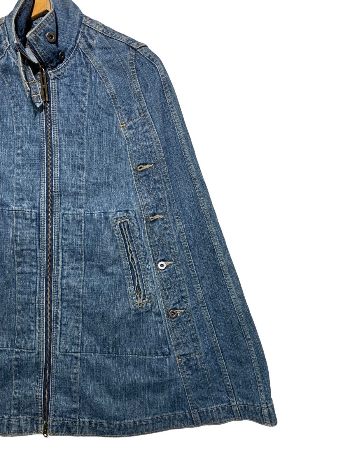 Hysteric Glamour 🔥HYSTERIC GLAMOUR DENIM PONCHO JACKET Size US L / EU 52-54 / 3 - 6 Thumbnail