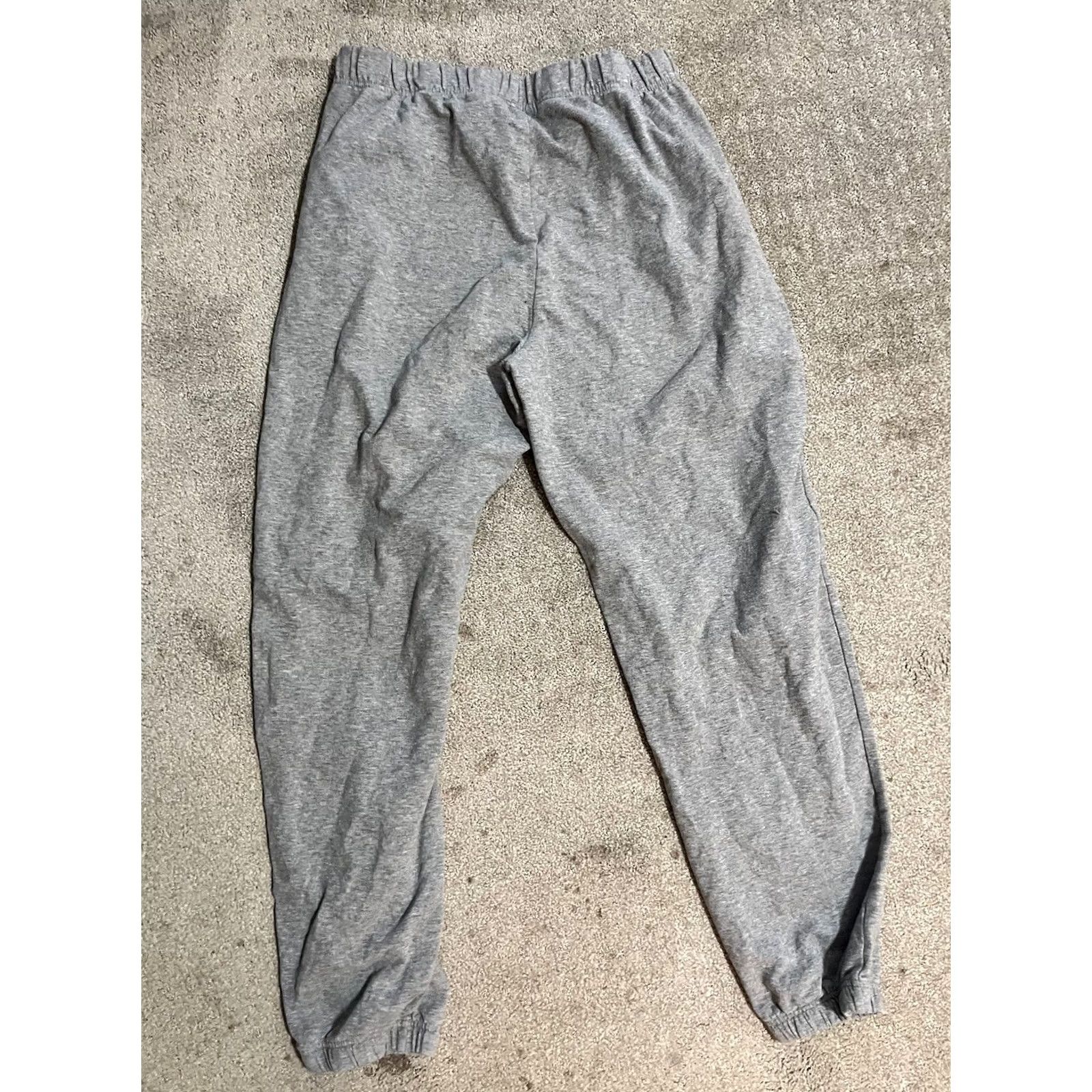 Vintage Aéropostale Women's Sweatpants Gray Solid Elastic Waist Size Large Size 36" / US 14 / IT 50 - 3 Thumbnail