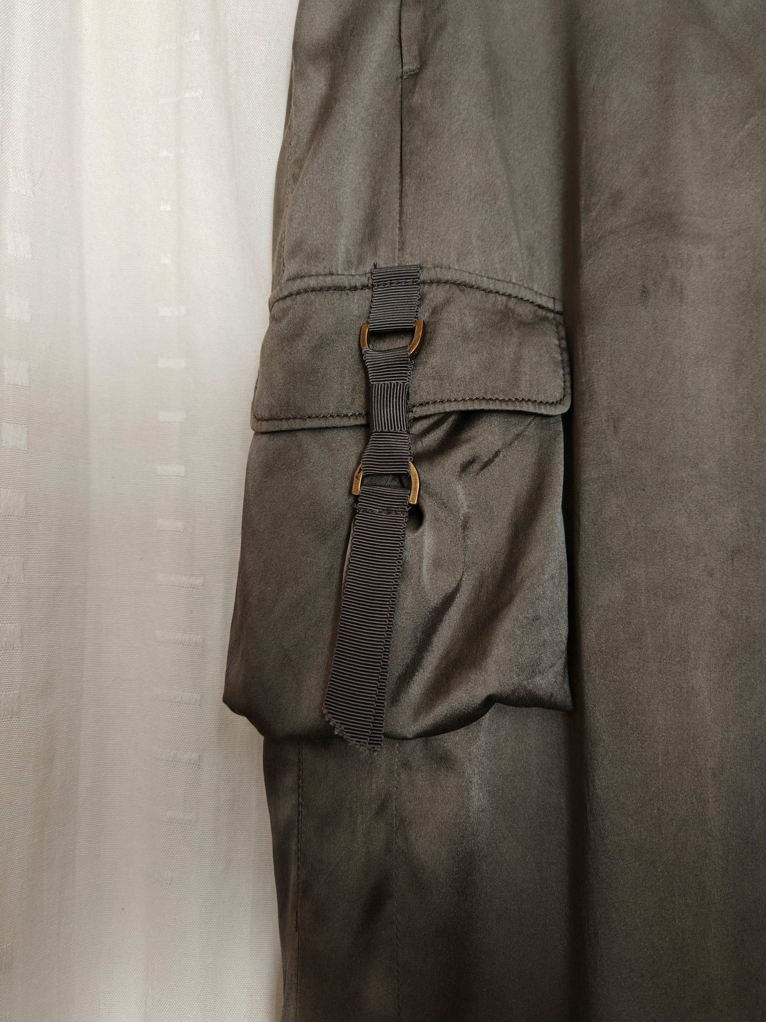 DOROTHEE SCHUMACHER × Vintage Vintage SCHUMACHER silk slim utility / cargo pants size XS Size 26" / US 2 / IT 38 - 6 Thumbnail