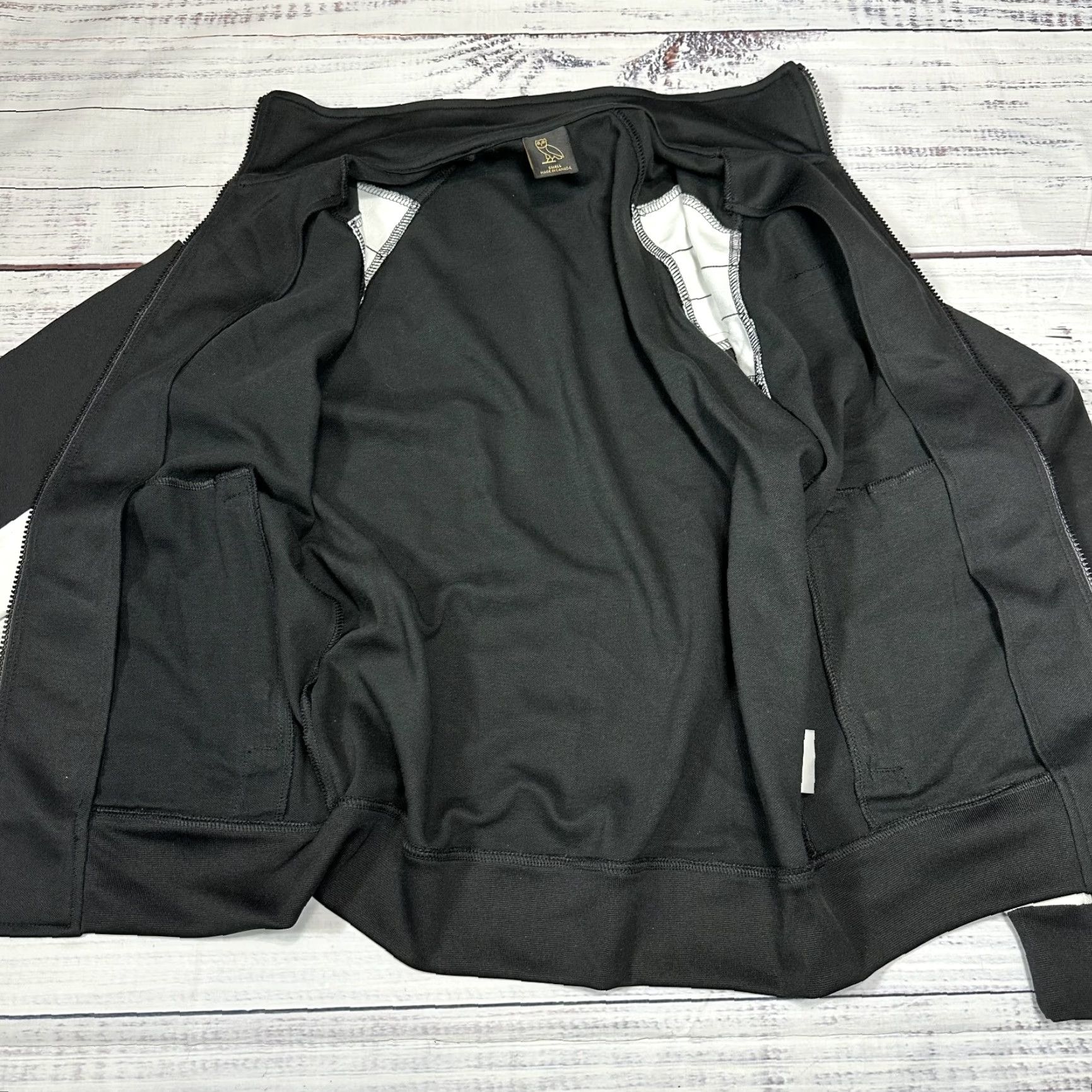 Vintage OVO Track Jacket Zip Up Men's Small Black White Size US S / EU 44-46 / 1 - 7 Thumbnail