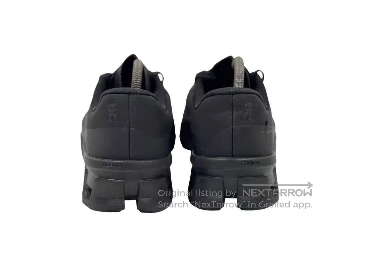 POST ARCHIVE FACTION (PAF) Black Low-Top Sneakers with Structured Soles. Size US 9.5 / EU 42-43 - 3 Thumbnail