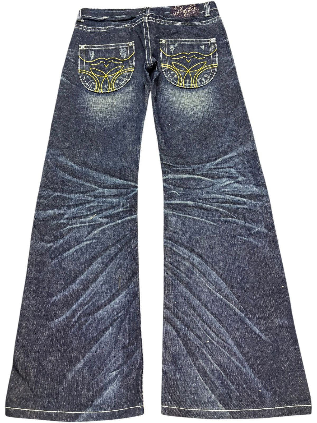 Hysteric Glamour Vintage Japanese Brand Distress Low Rise Flare Jeans Size 31" - 2 Thumbnail