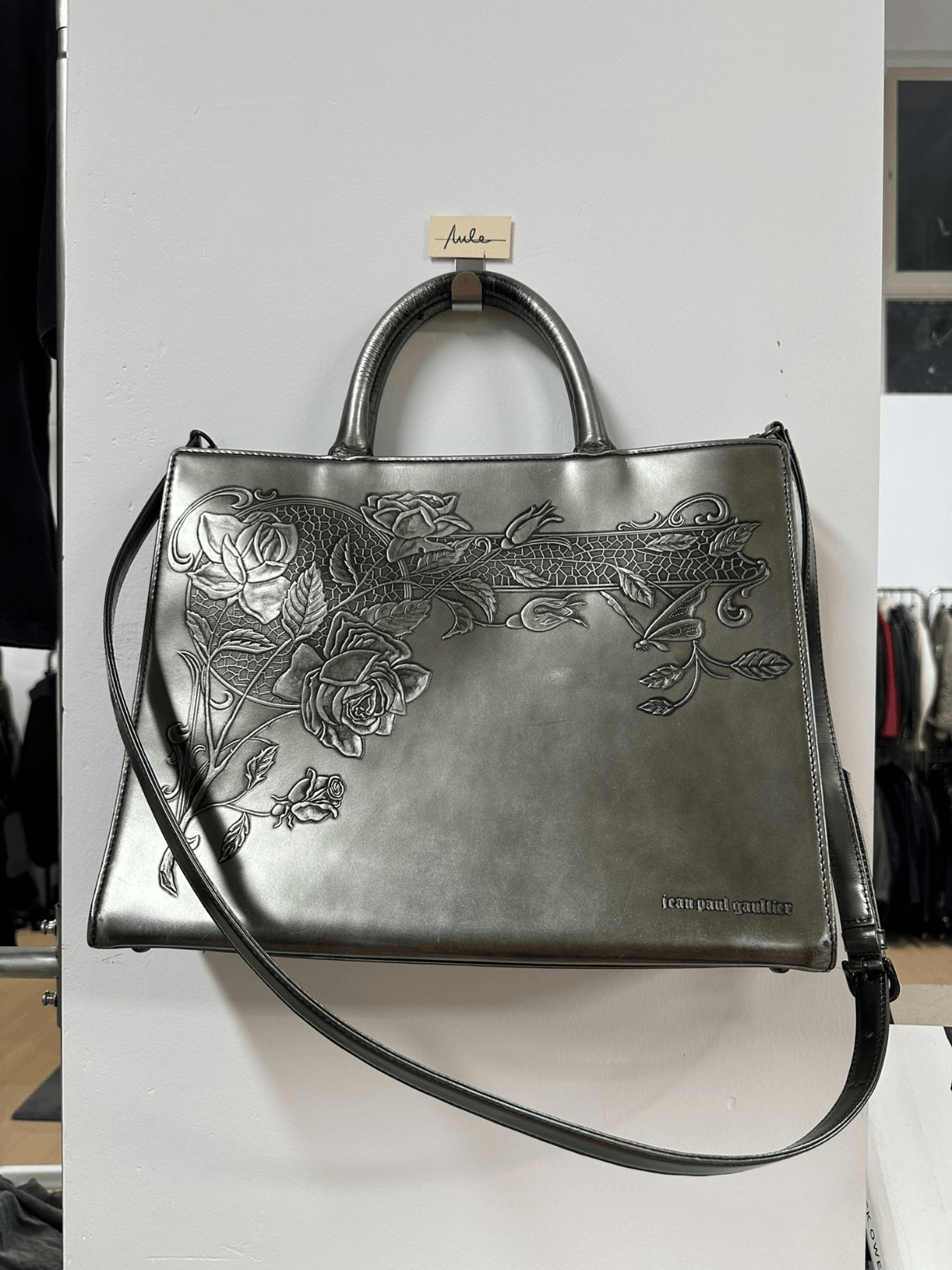Jean Paul Gaultier Jean Paul Gaultier Flowers Relief Shoulder Bag 