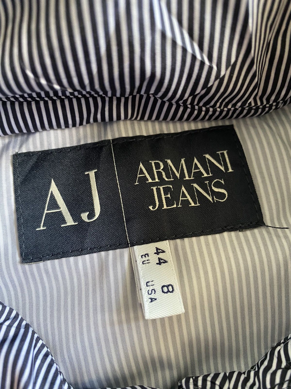 Armani × Armani Exchange × Giorgio Armani Armani Jeans Packable Nylon Jacket Size US S / EU 44-46 / 1 - 3 Thumbnail