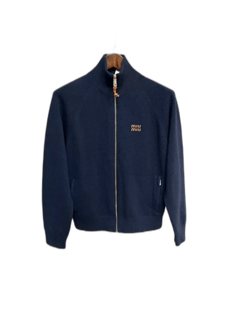 Miu Miu Miumiu knit zip cashmere cardigan Size US S / EU 44-46 / 1 - 1 Thumbnail