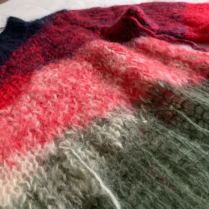 Comme des Garcons × Comme des Garcons Homme Plus × Junya Watanabe RARE GRAIL Junya FW 2006 Deformed Mohair Punk Sweater Size US S / EU 44-46 / 1 - 6 Thumbnail