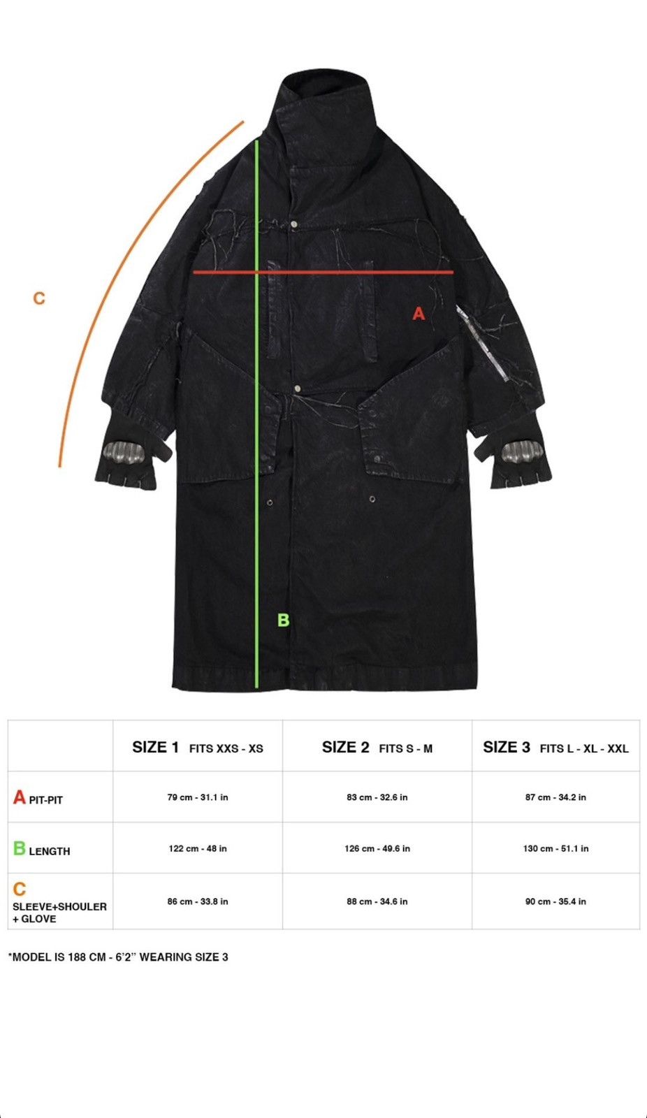 SHINE LUXURY ICARUS LAYERED KILLER TRENCH COAT Size US XS / EU 42 / 0 - 11 Thumbnail