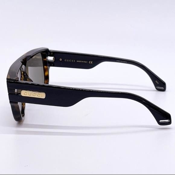 Gucci Authentic- New GUCCI SIlver Square Men's Sunglasses GG0664S Size ONE SIZE - 11 Thumbnail
