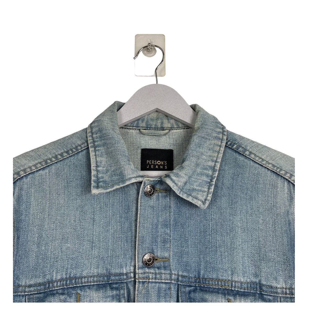 Japanese Brand × PERSON'S 💥PERSONS JEANS DENIM TRUCKER JACKET Size US M / EU 48-50 / 2 - 4 Thumbnail