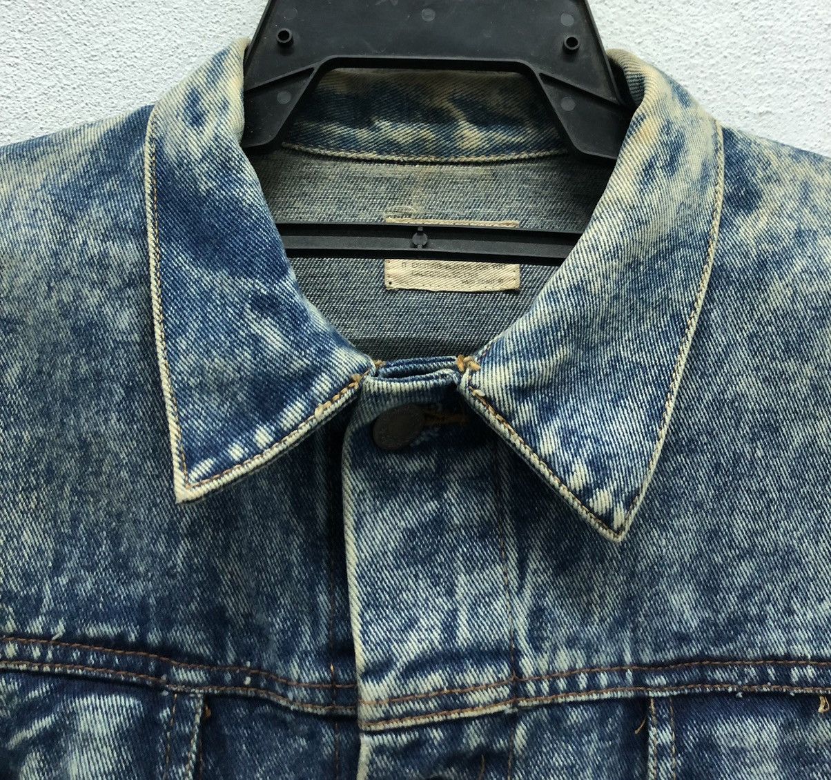 Vintage Vintage Sports Club Denim Jacket Size US L / EU 52-54 / 3 - 3 Thumbnail