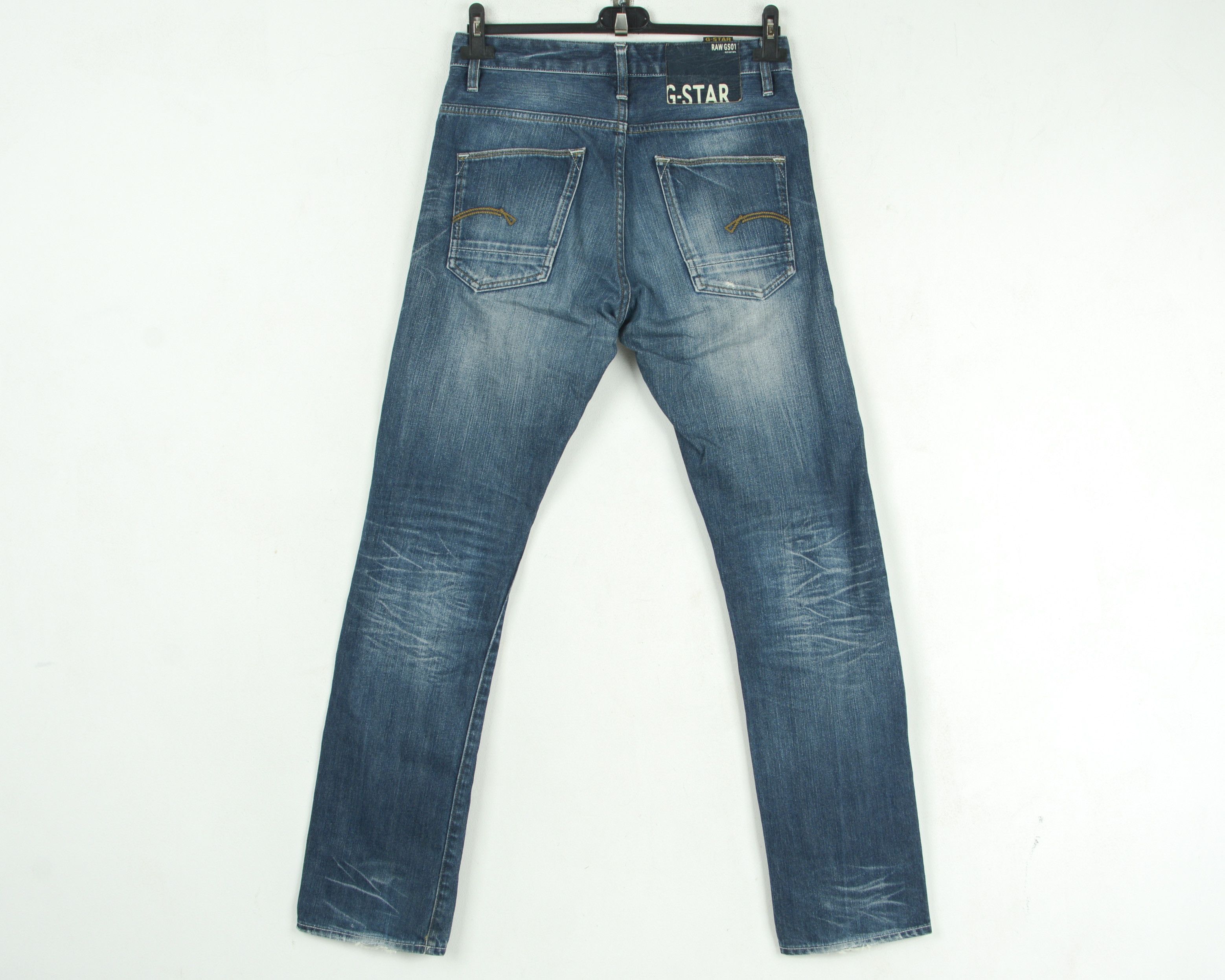 G-Star GS01 Yield Slim W29 L32 Straight Jeans Denim Pants Trousers Size US 29 - 4 Thumbnail