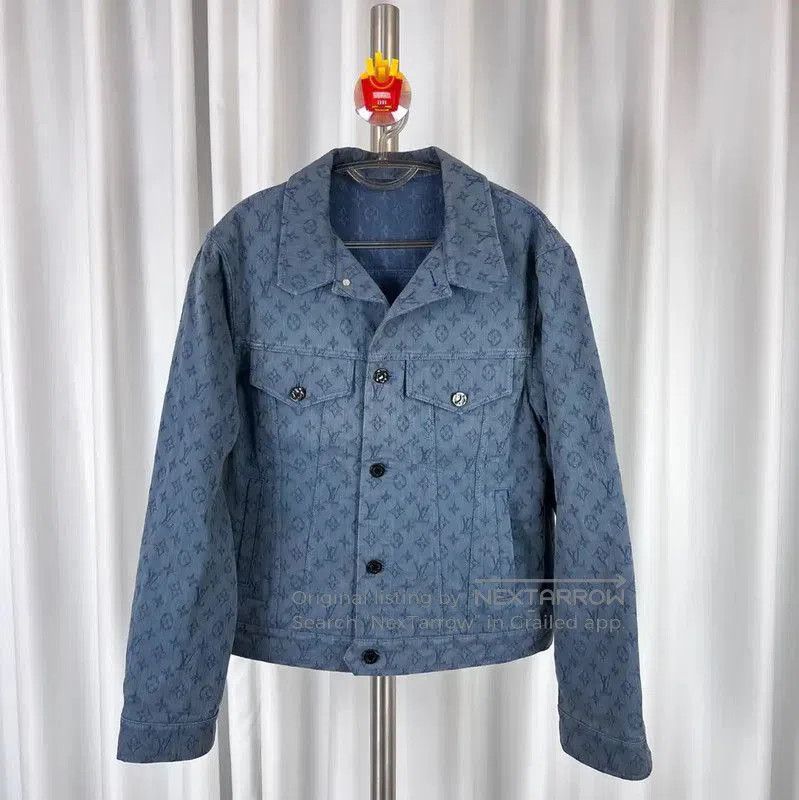 Louis Vuitton Louis Vuitton Blue Cotton Denim Jacket . Size US M / EU 48-50 / 2 - 2 Thumbnail