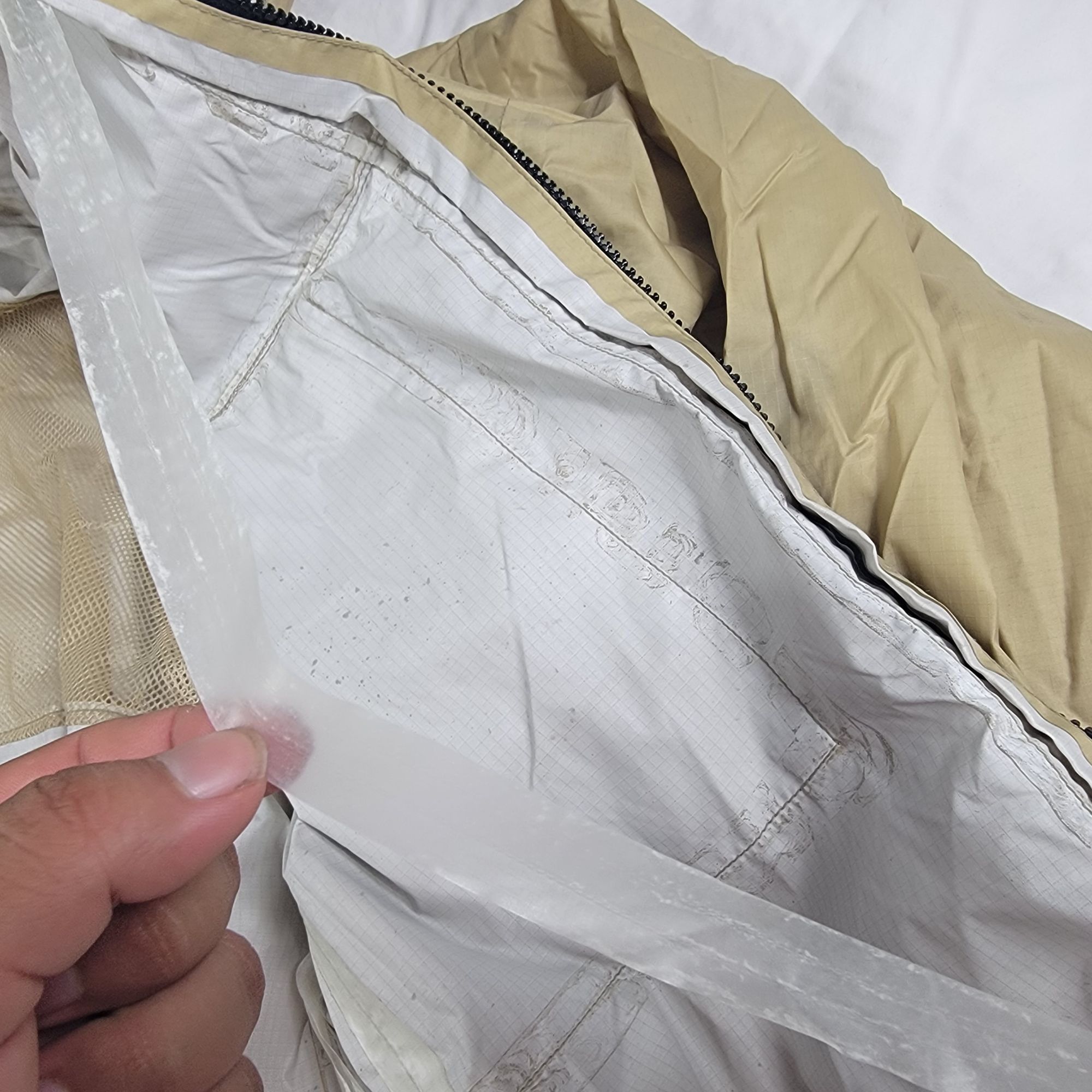 Orvis Orvis Mens Large Beige Fly Fishing Shell Jacket Hooded Coat Size US L / EU 52-54 / 3 - 9 Thumbnail