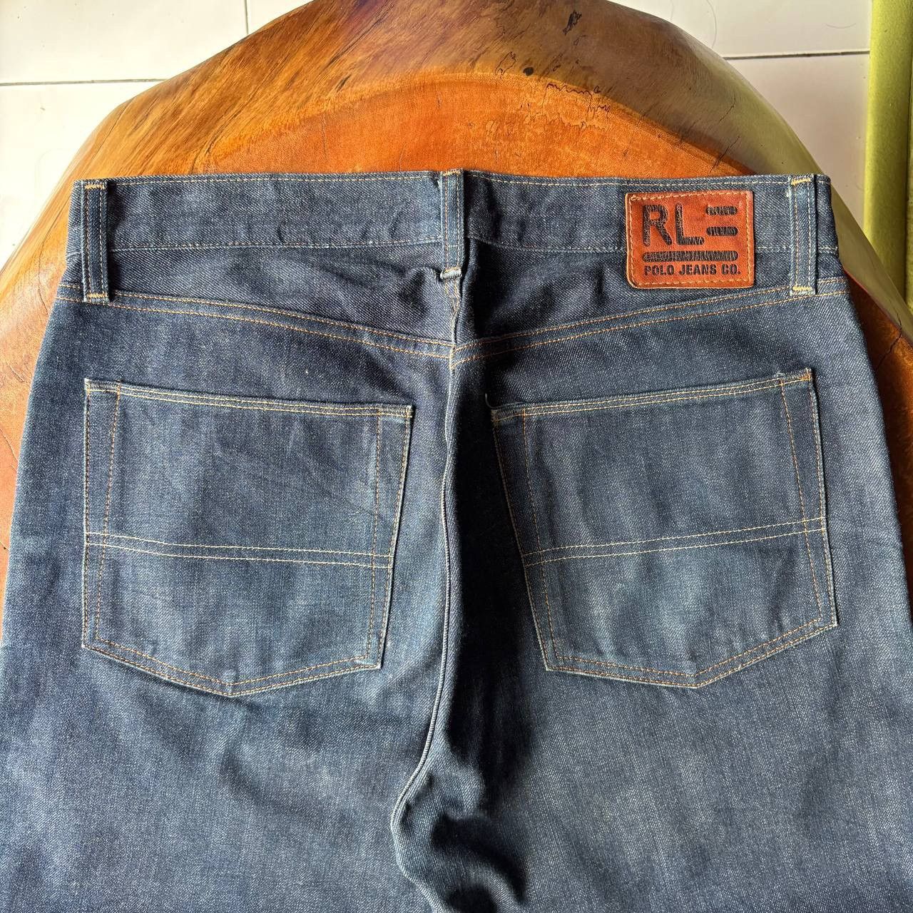 Polo Ralph Lauren Polo Ralph Lauren Company Hayden Cuff Indigo Jeans Pants Size US 33 - 5 Thumbnail
