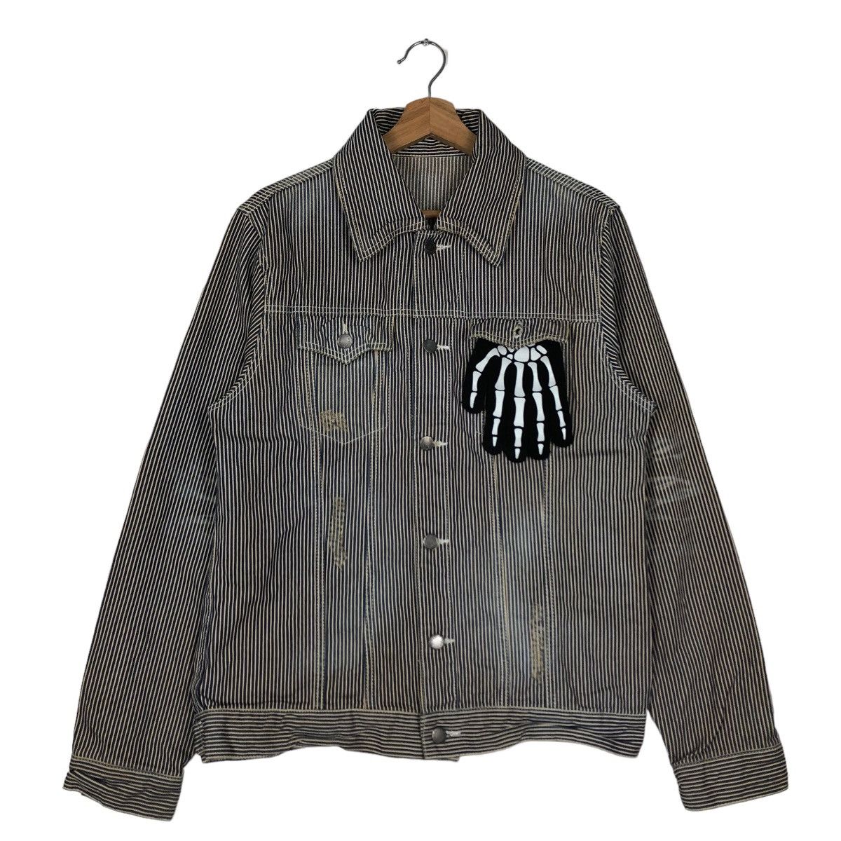 Vintage 90’s VINTAGE HIKORY CHORE JACKET UNION MADE INSPIRE KAPITAL Size US M / EU 48-50 / 2 - 2 Thumbnail