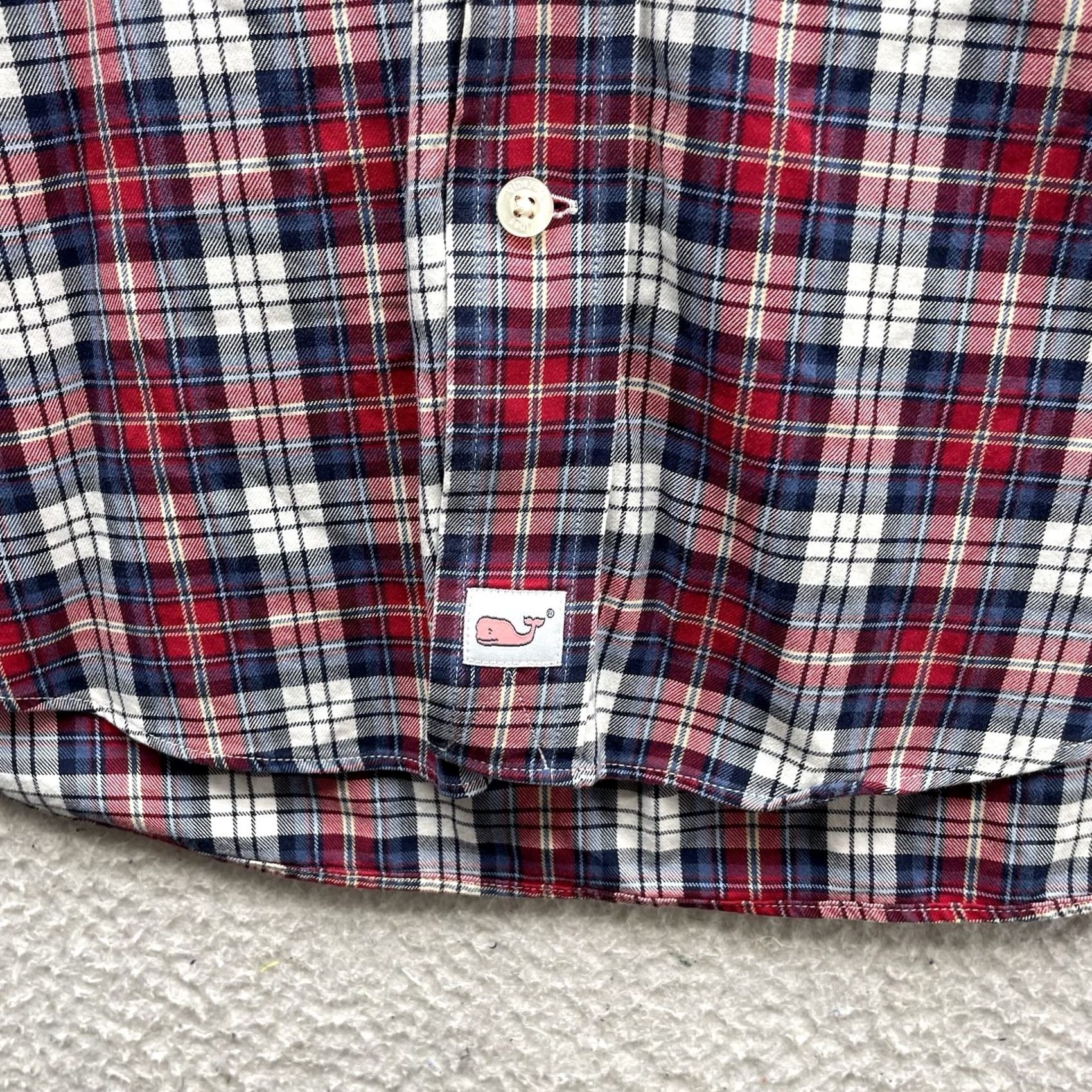 Vineyard Vines Vineyard Vines Murray Shirt Mens M Red Blue Plaid Button Up Preppy Whale Size US M / EU 48-50 / 2 - 3 Thumbnail