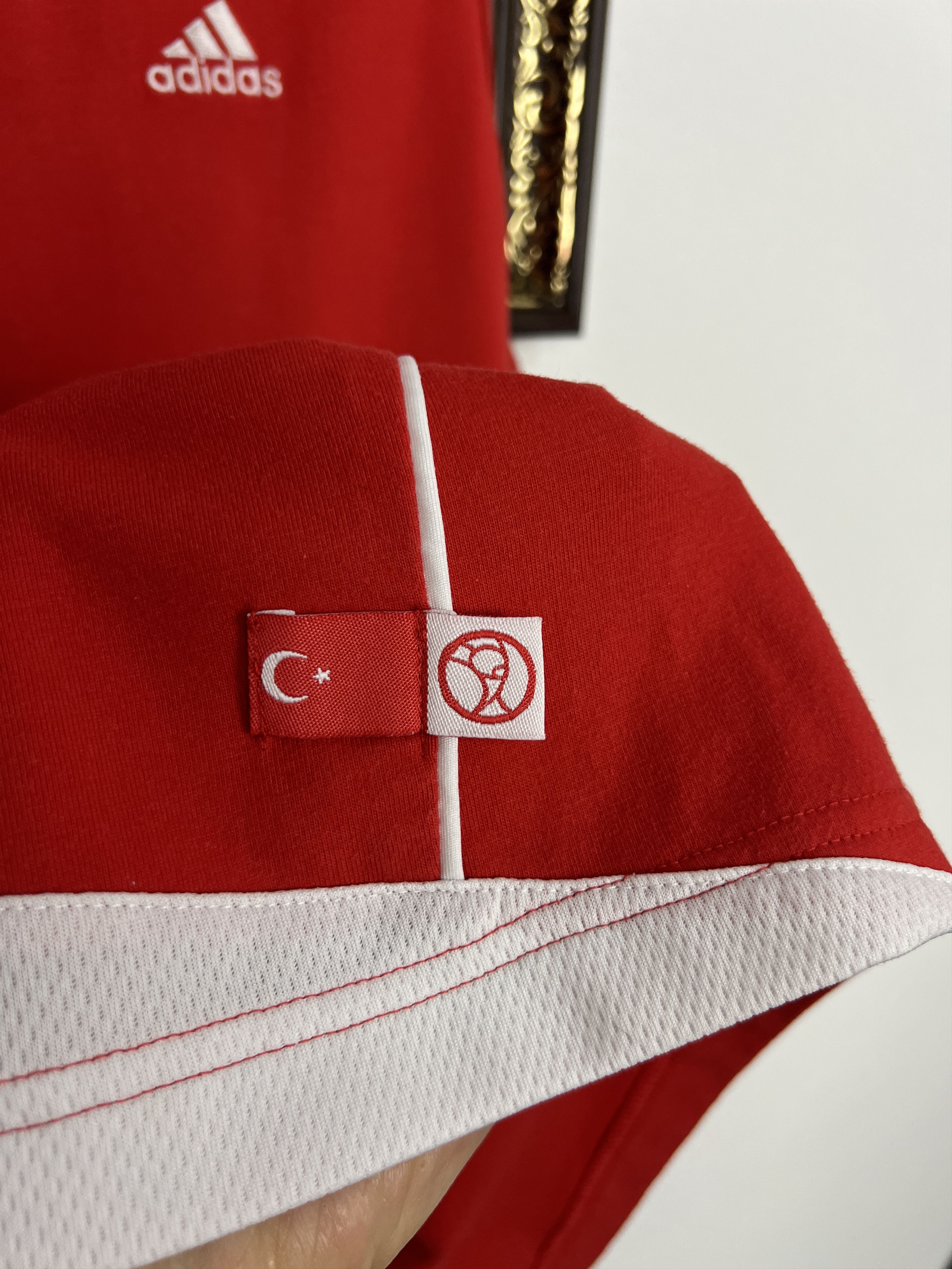 Adidas Vintage World Cup Turkey Football Shirt Train Vest Jersey Size US L / EU 52-54 / 3 - 4 Thumbnail