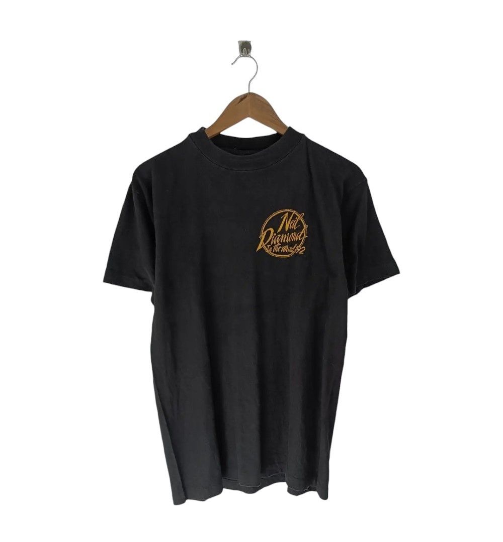 Band Tees VINTAGE '92 NEIL DIAMOND (bob dylan elton cash) Size US M / EU 48-50 / 2 - 2 Thumbnail