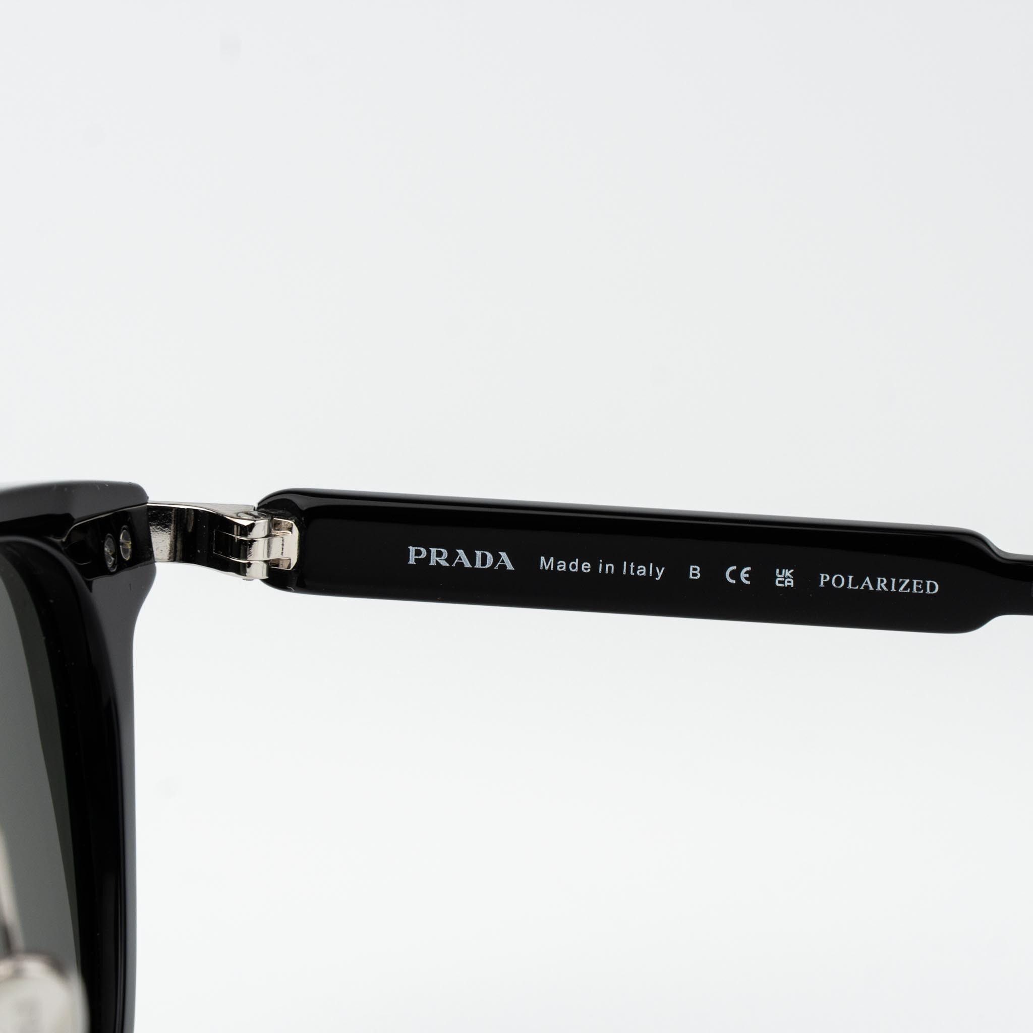 Prada Prada Men Sunglasses Oval PR17YS 1AB03R BRAND NEW Size ONE SIZE - 8 Thumbnail