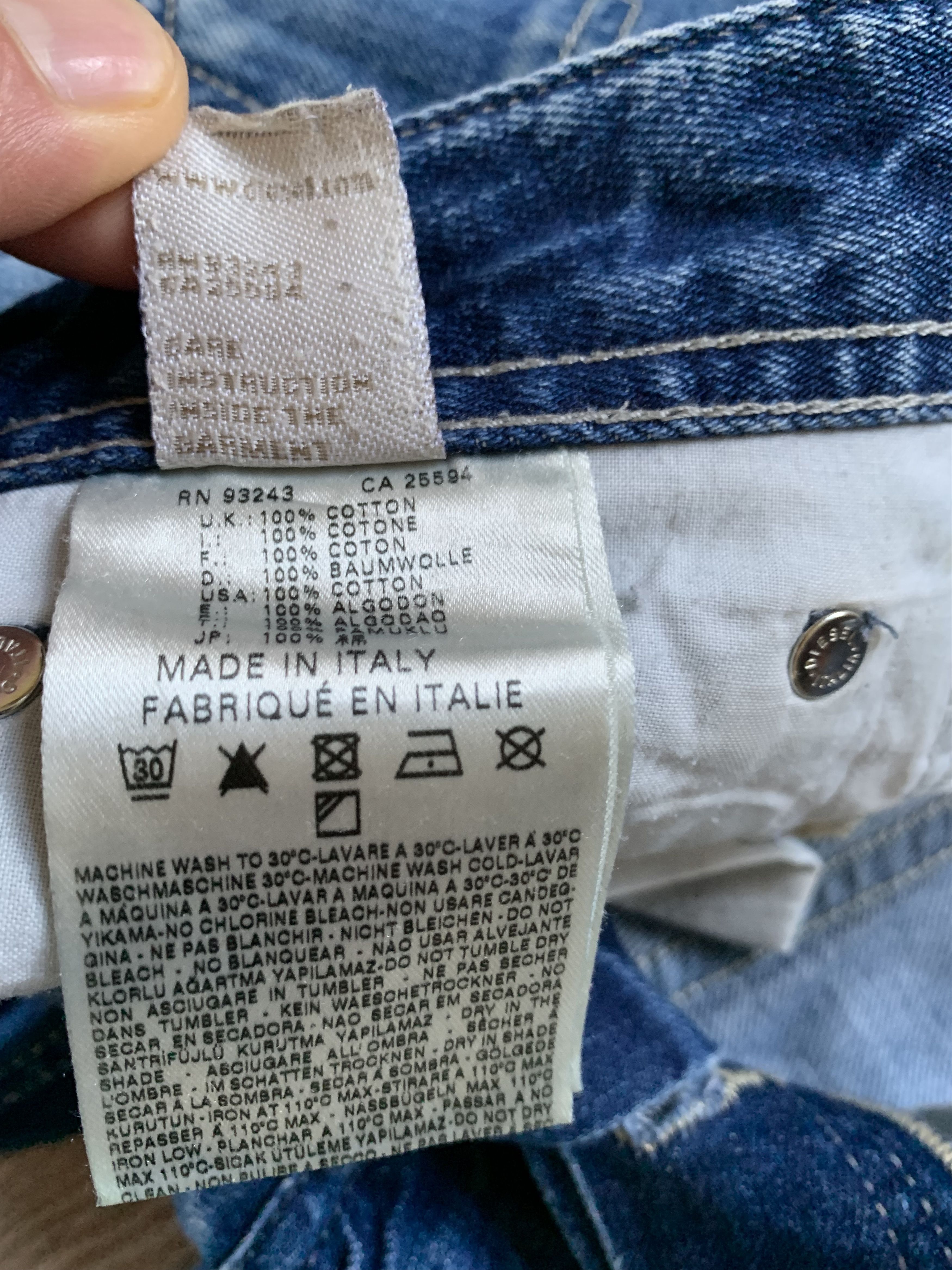 Diesel × Vintage Diesel Viker Regular Straight Vintage Jeans Size US 30 / EU 46 - 10 Thumbnail