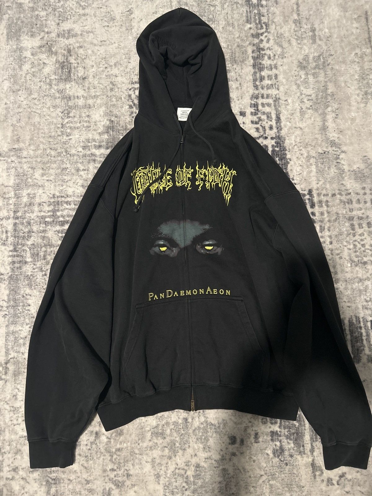 Vetements SS18 Vetements Zurich Weltshmerz Reversible Zip Up
