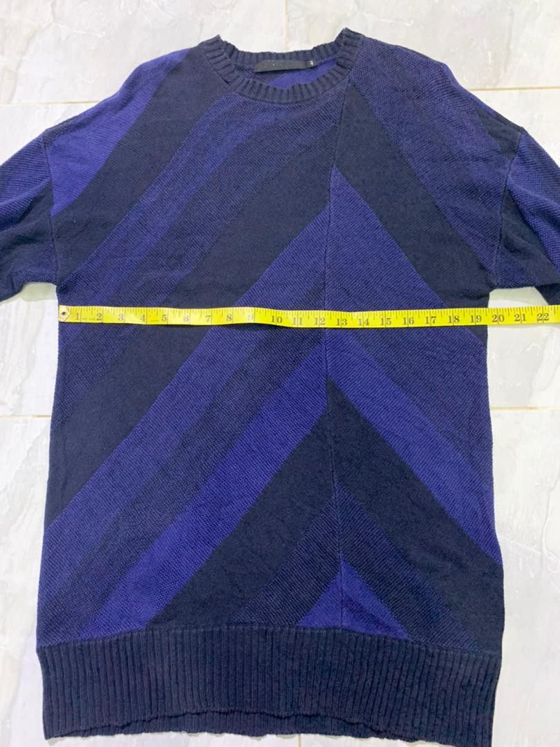 GOSTAR DE FUGA FUGA Japan Abstract Knit Sweater – Yohji Style Size US M / EU 48-50 / 2 - 12 Thumbnail