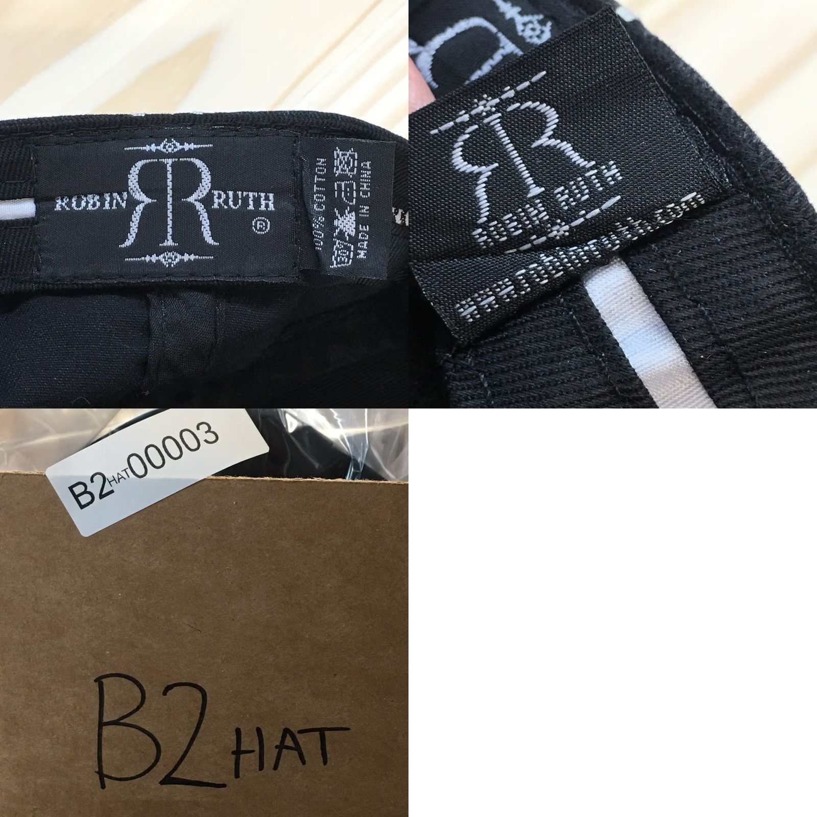 Vintage Washington DC Robin Ruth Baseball Cap Mens Black Gray OS Embroidered Logo NEW Size ONE SIZE - 9 Thumbnail