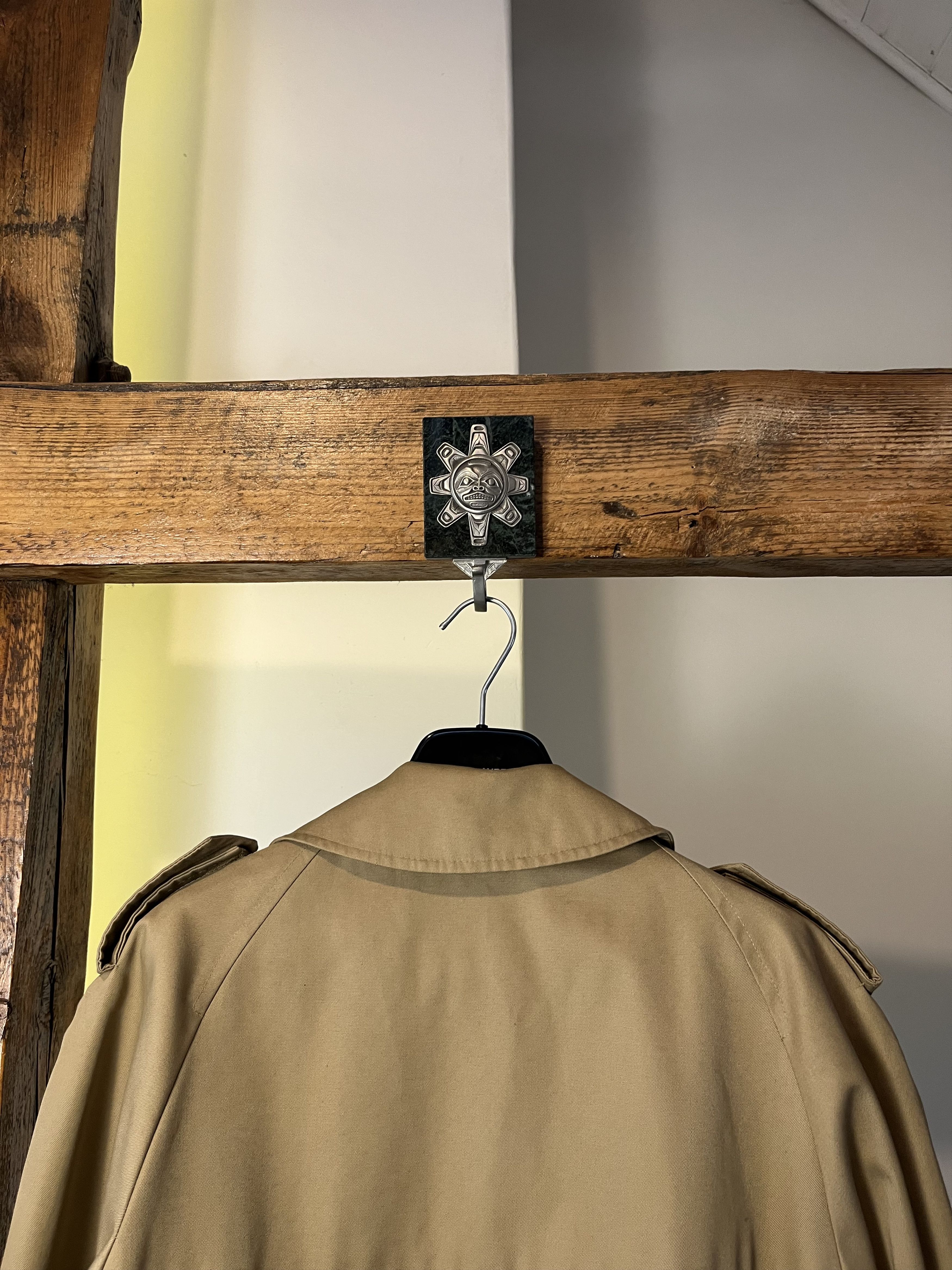 Vintage Vintage 90s Aquadane Casual Beige Wool Trenchcoat Size US L / EU 52-54 / 3 - 8 Thumbnail