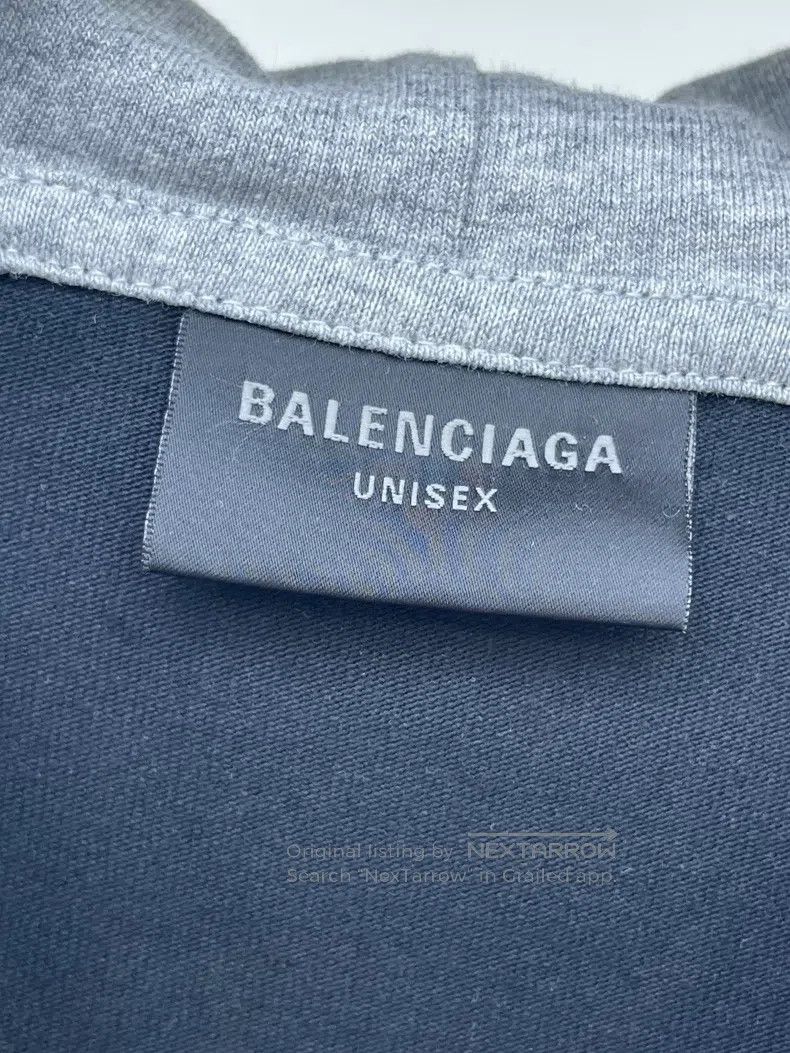 Balenciaga Balenciaga Letter Sleeve Hooded Loose T-Shirt Size US S / EU 44-46 / 1 - 6 Thumbnail