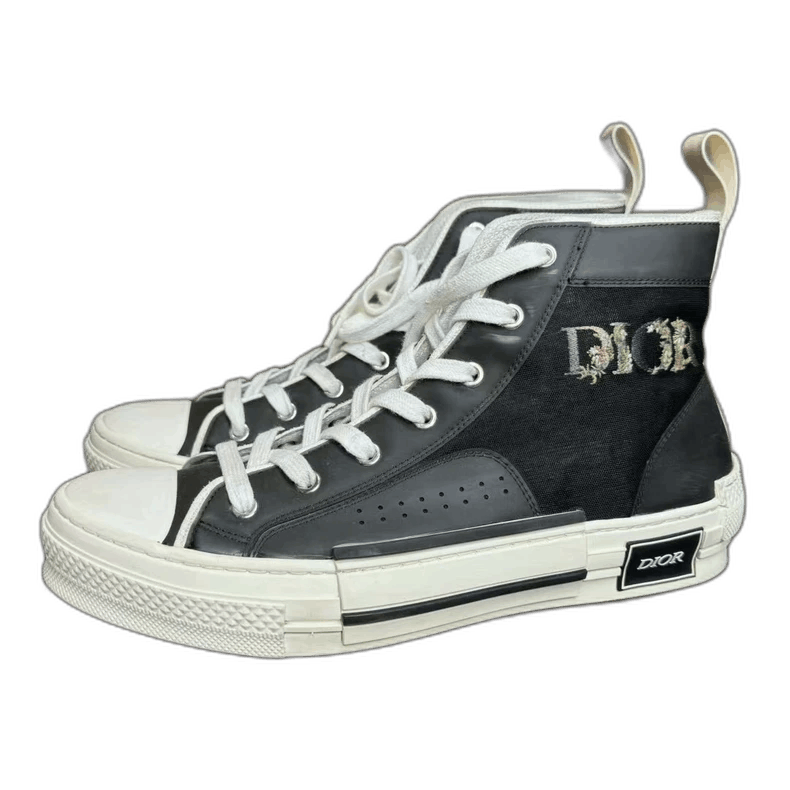 Dior Dior High Top Sneakers with Floral Design-2506 Size US 8 / EU 41 - 1 Thumbnail