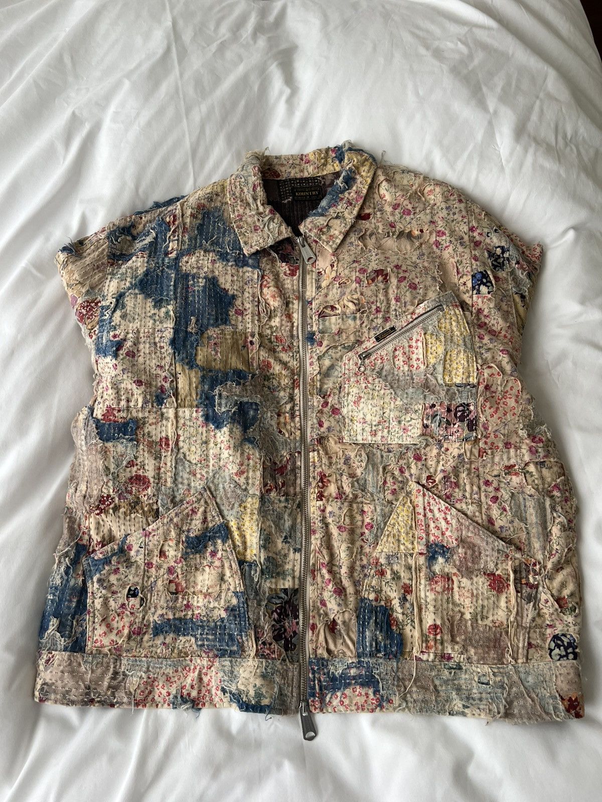 Kapital Kapital Boro Virgin Mary Zip Jacket Size 4 Size US XL / EU 56 / 4 - 5 Thumbnail