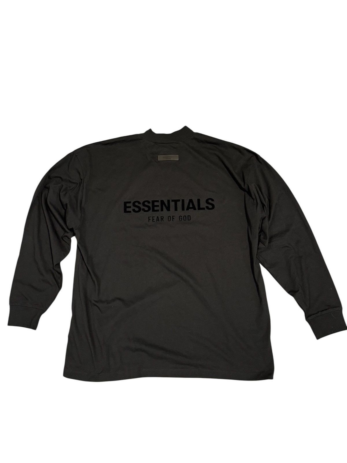 Fear of God 🔥 Essentials x Fear Of God Long Sleeve T-Shirt Limo Black Size US L / EU 52-54 / 3 - 4 Thumbnail