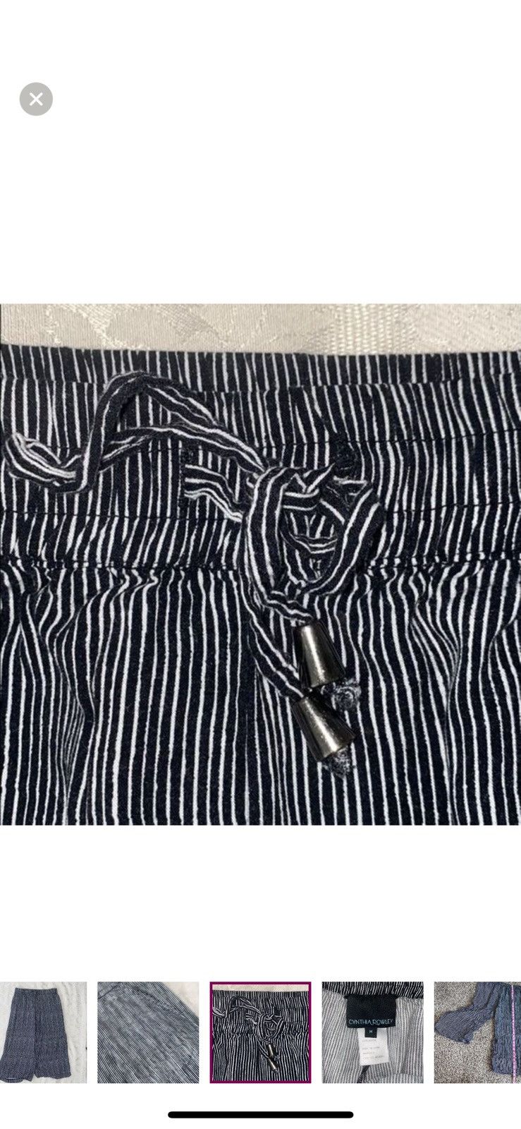 Cynthia Rowley Cynthia rowley medium pinstripe cropped pants Size 30" / US 8 / IT 44 - 5 Thumbnail