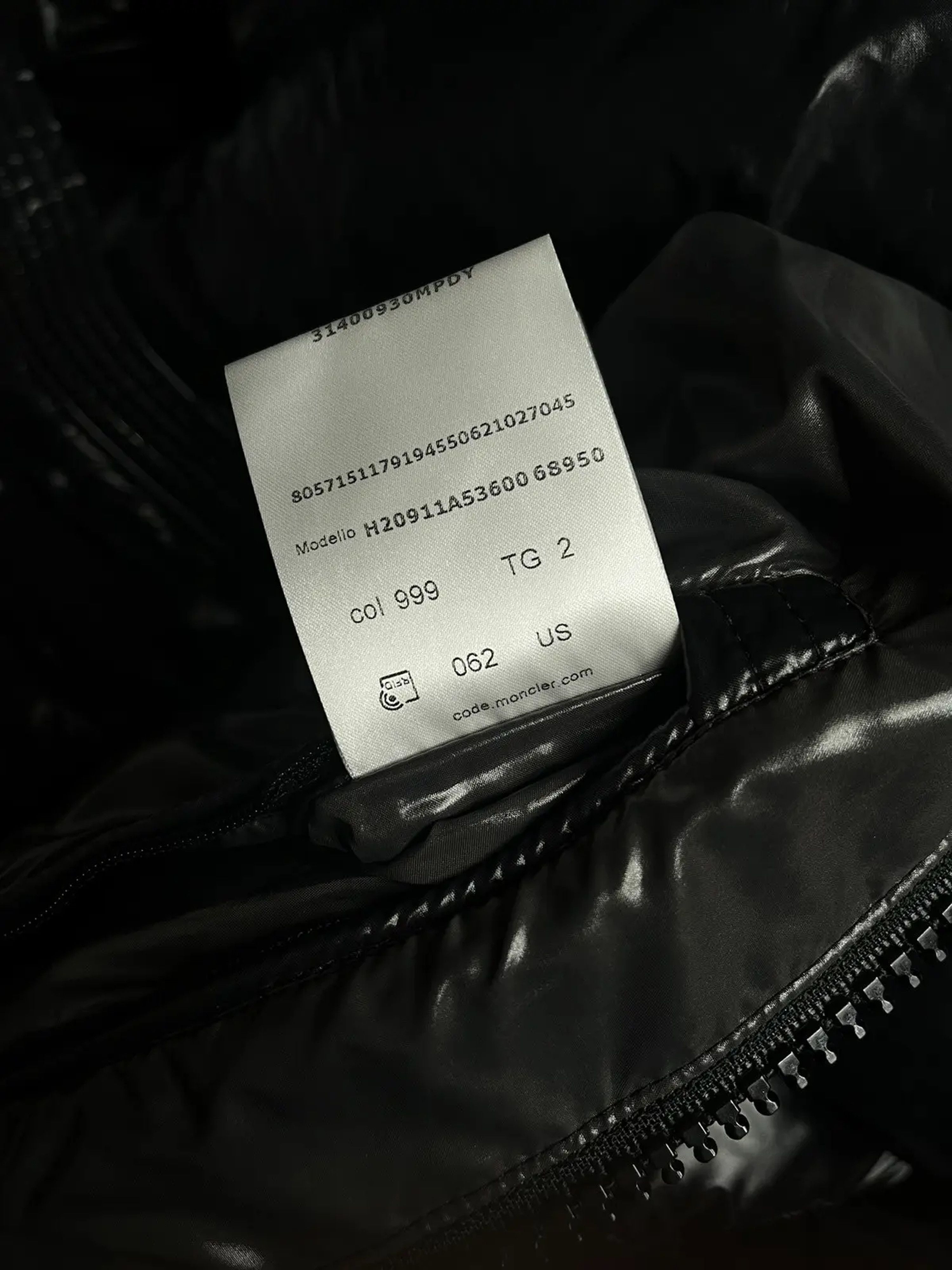 Moncler Moncler Black Maya Down Puffer Jacket Luxury Size 2 Size US M / EU 48-50 / 2 - 11 Thumbnail