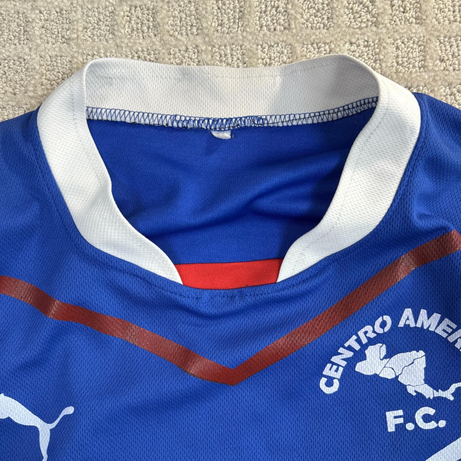 Puma Puma Centro America FC Vintage Soccer Jersey Blue Size US L / EU 52-54 / 3 - 4 Thumbnail