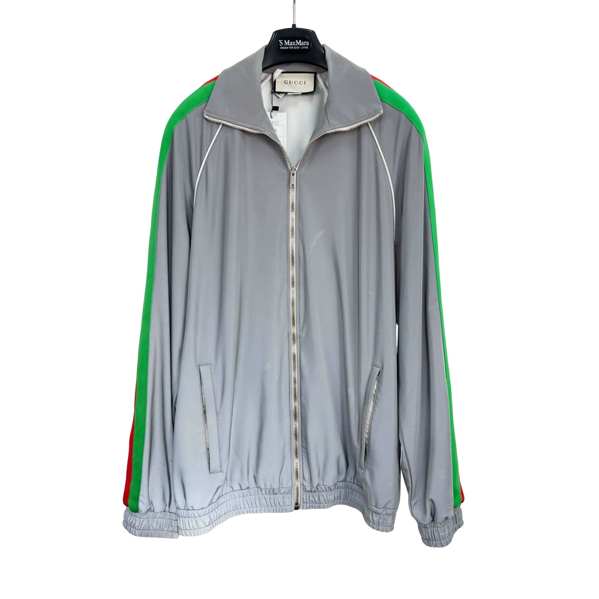 Gucci Gucci Reflective Web Stripe Zip Jacket Size S Size US S / EU 44-46 / 1 - 1 Thumbnail