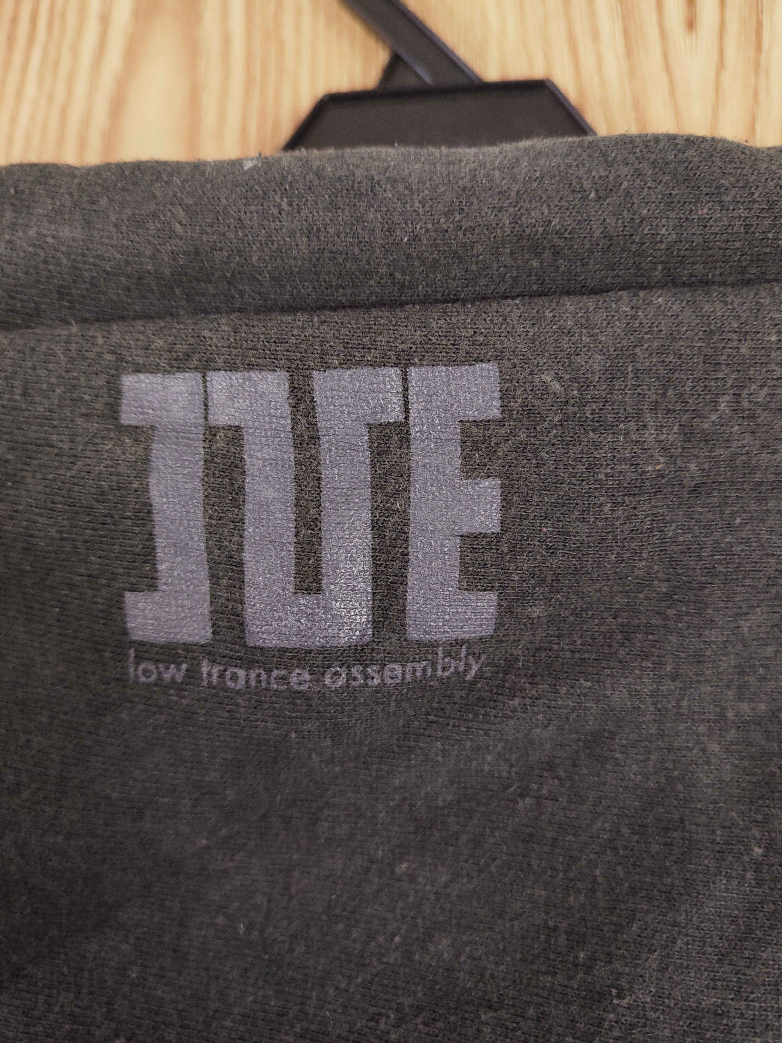 Japanese Brand × Vintage Vintage JUE Black Faded Hoodie Sweaters Size US L / EU 52-54 / 3 - 10 Thumbnail
