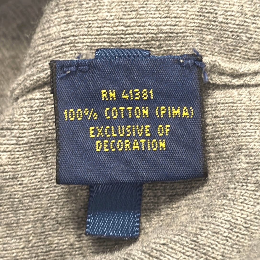 Polo Ralph Lauren Polo Ralph Lauren Vneck Sweater Mens Gray Pima Cotton XL Size US XL / EU 56 / 4 - 5 Thumbnail