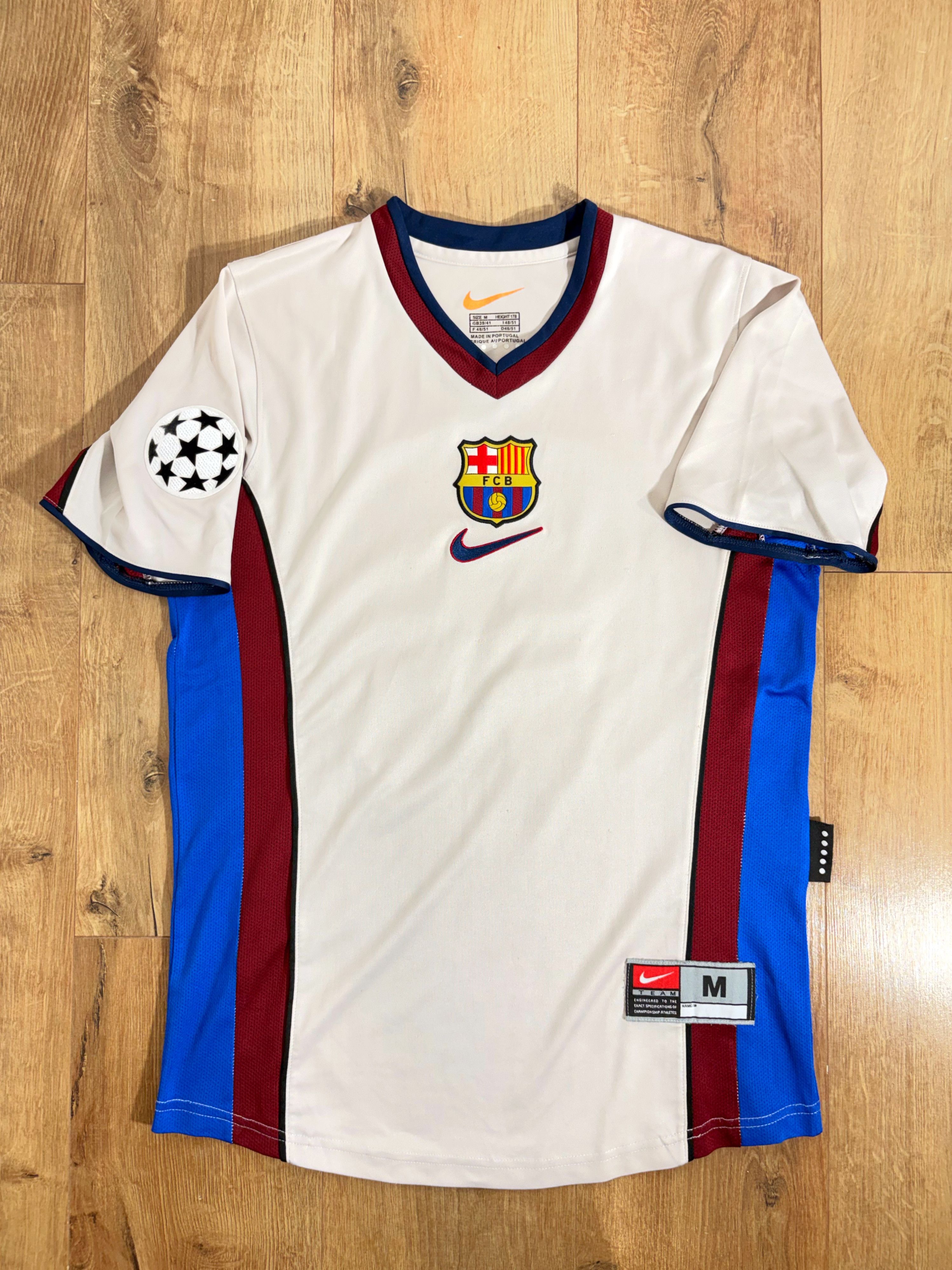 RARE Nike FC Barcelona 1999–2001 Away kit #11 Rivaldo CL