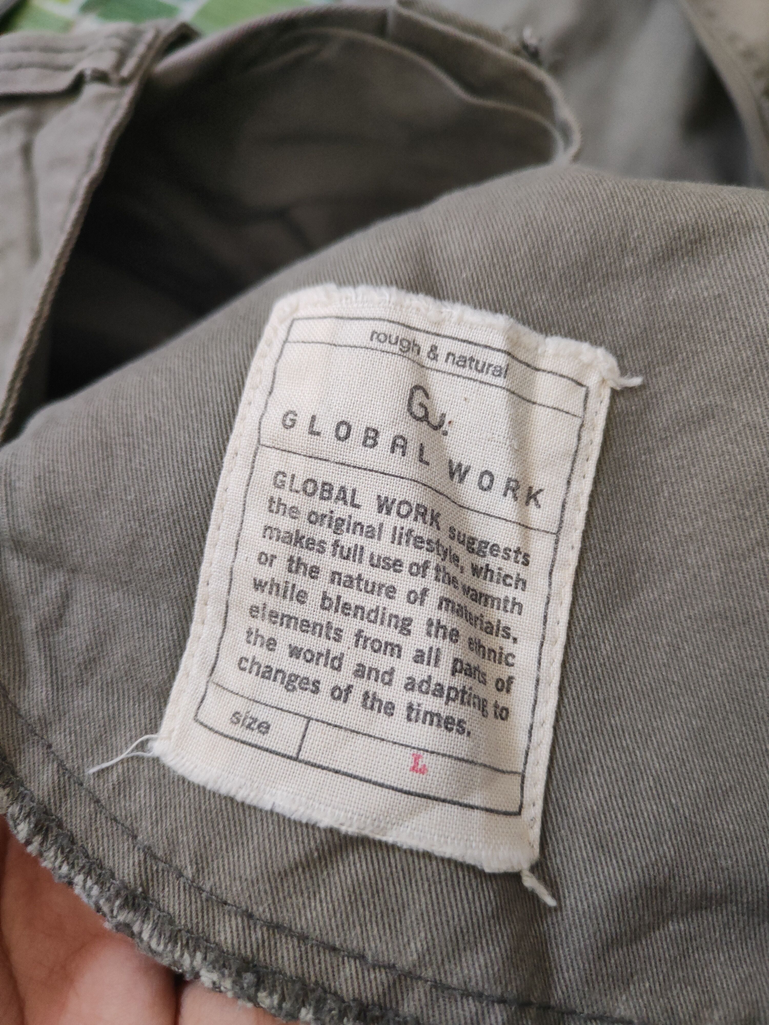 Global Work DL Global Work Green Faded Multipocket Cargo Pants #1520 Size US 34 / EU 50 - 14 Thumbnail