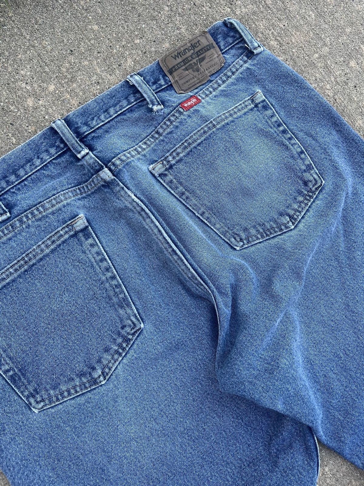 JNCO × Vintage × Wrangler Crazy Vintage Y2K Wrangler Baggy Jeans Size 38X29 Size US 38 / EU 54 - 8 Thumbnail
