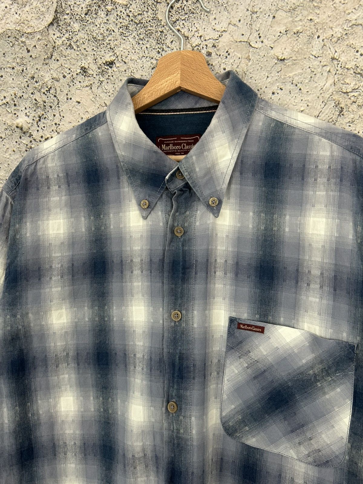 Marlboro Classics Vintage Marlboro Classics Blue Summer Hawaiian Shirt 90s Size US XXL / EU 58 / 5 - 3 Thumbnail