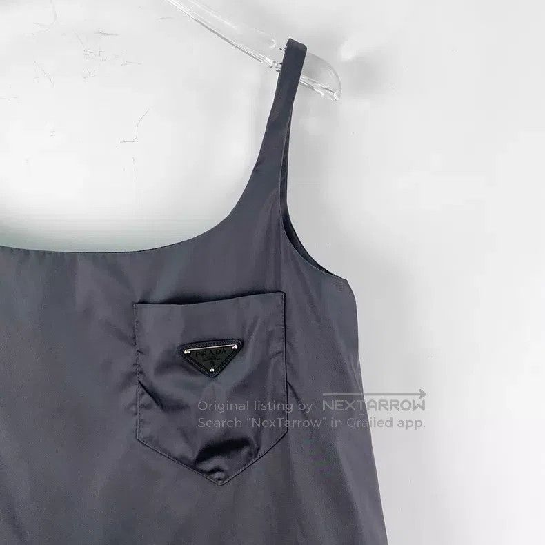 Prada Prada Black triangle strap dress Size XXS / US 00 / IT 34 - 3 Thumbnail
