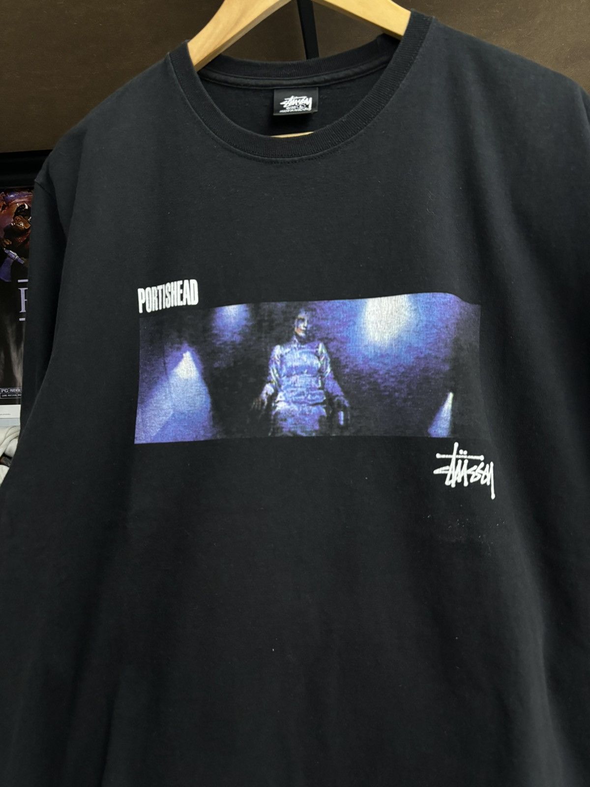 Band Tees × Stussy RARE! Portishead X Stussy 2022 Drop Very Good Size Size US L / EU 52-54 / 3 - 4 Thumbnail