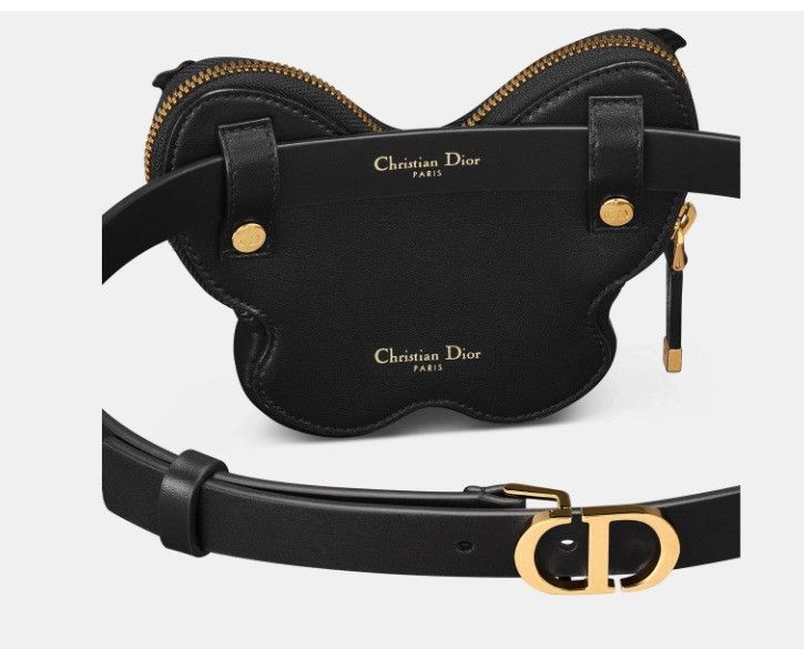 Dior o1w1db10425 B0489U Size: OS / Removable Pouch Belt in Black Size ONE SIZE - 5 Thumbnail
