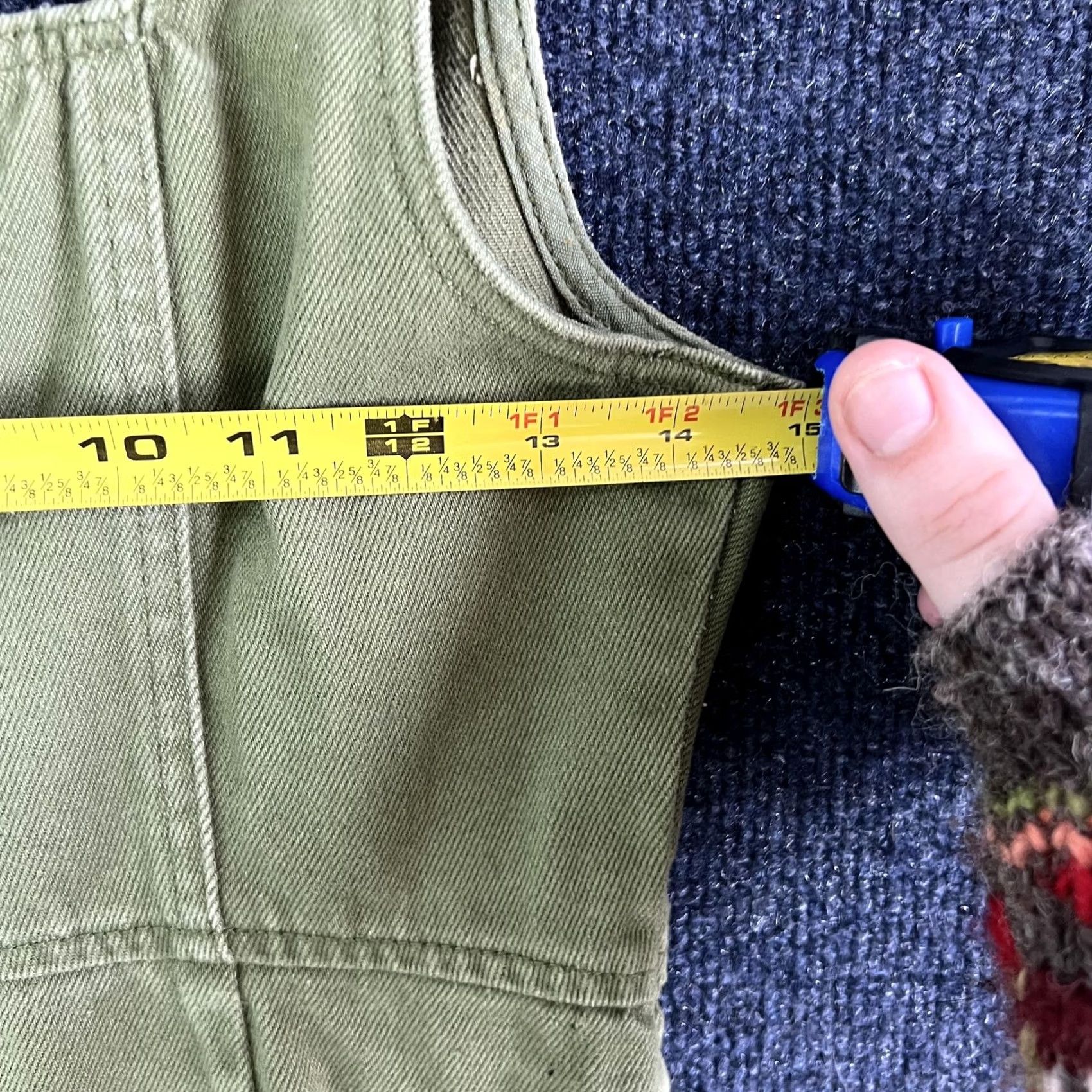 Urban Outfitters Urban Outfitters Dress Womens 6 Green Button Front Denim Mini Pinafore Overall Shirt Womens 6 Green Dress Short Vintage? Size 28" / US 6 / IT 42 - 6 Thumbnail